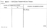 Music - Civilian Conservation Corps.