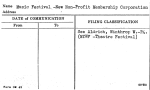 Music Festival -New Non-Profit Membership Corporation