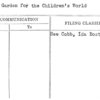 Music Garden for the Children's World