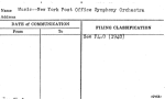 Music--New York Post Office Symphony Orchestra