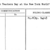Music Teachers Day at the New York World's Fair