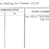 Musical Meeting for Preview 3/2/38