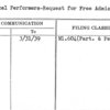 Musical Performers-Request for Free Admissions