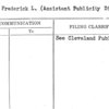 Myers, Frederick L. (Assistant Publicity Director)