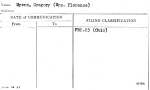 Myers, Gregory (Mrs. Florence)