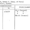 Myrick, Rawson C. (Secy. of State)