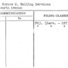 Nahm, Horace H. Mailing Services