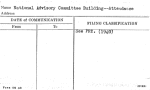 National Advisory Committee Building--Attendance