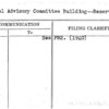 National Advisory Committee Building--Reservations