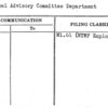 National Advisory Committee Department