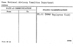 National Advisory Committee Department