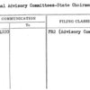 National Advisory Committees-State Chairmen