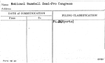 National Baseball Semi-Pro Congress