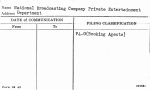 National Broadcasting Company Private Entertainment Department