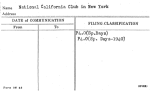 National California Club in New York