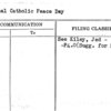 National Catholic Peace Day