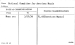 National Committee for American Music