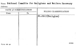 National Committe for Religious and Welfare Recovery