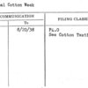 National Cotton Week