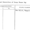 National Federation of Press Women Day