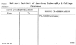 National Festival of American University & College Choruses