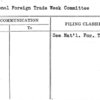 National Foreign Trade Week Committee