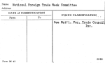 National Foreign Trade Week Committee