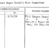 National Negro World's Fair Committee