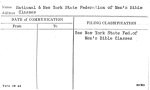 National & New York State Federation of Men's Bible Classes