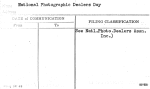 National Photographic Dealers Day