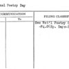 National Poetry Day