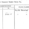National Pressure Cooker Sales Co.
