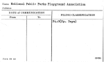 National Public Parks Playground Association