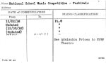 National School Music Competition - Festivals