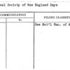 National Society of New England Days