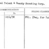 National Talent & Beauty Scouting Corp.