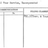 National Tour Service, Incorporated