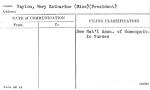 Naylon, Mary Katherine (Miss) (President)