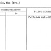 Needels, Max (Mrs.)