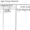 Neel, Boyd String Orchestra