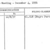 Negro Meeting - December 4, 1936