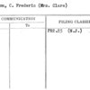 Neilson, C. Frederic (Mrs. Clare)