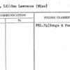 Nelson, Lillian Lawrence (Miss)