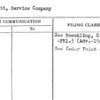 Nesbitt, Service Company