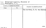 Netherland Legation, Minister of