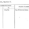 Neufeld, Maurice F.