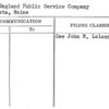 New England Public Service Company