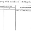 New Jersey Hotel Association - Meeting 11/29/38