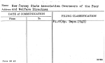 New Jersey State Association Overseers of the Poor and Welfare Directors