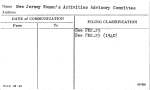 New Jersey Women's Activities Advisory Committee